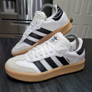 Adidas Originals Samba XLG J White Black Gum UNISEX Youth Shoes JH6516 OG #3011